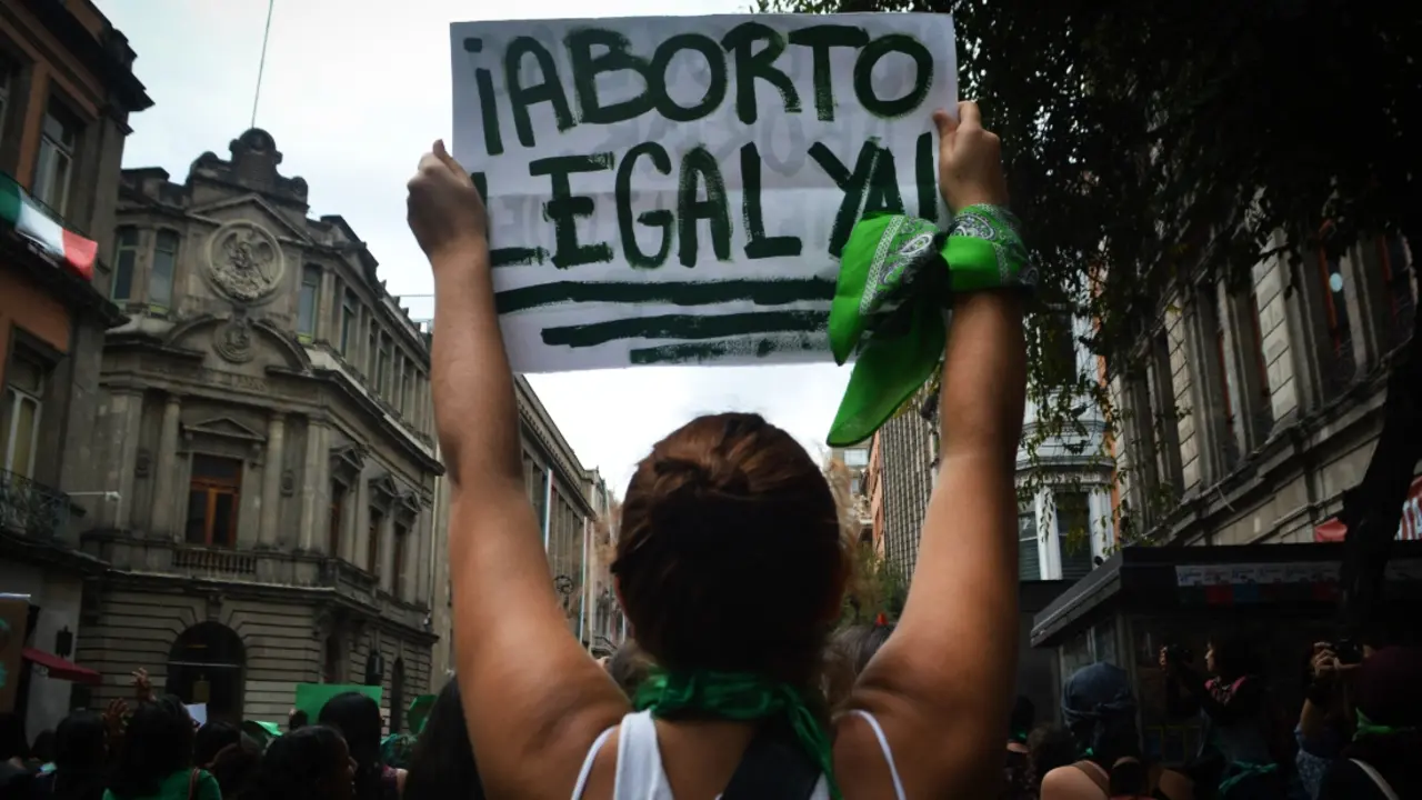 Marcha por la despenalizaci&oacute;n del aborto en M&eacute;xico. CDMX 28 de Septiembre.