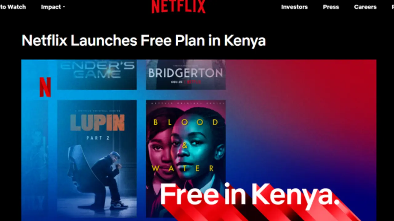 Netflix estrena su primer plan m&oacute;vil gratuito en Kenia. / Netflix.