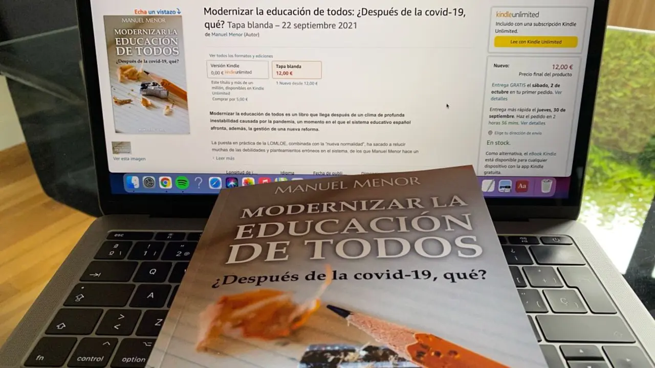 El libro Modernizar la educaci&oacute;n de todos, de Mundiediciones, a la venta en Amazon. / Mundiario