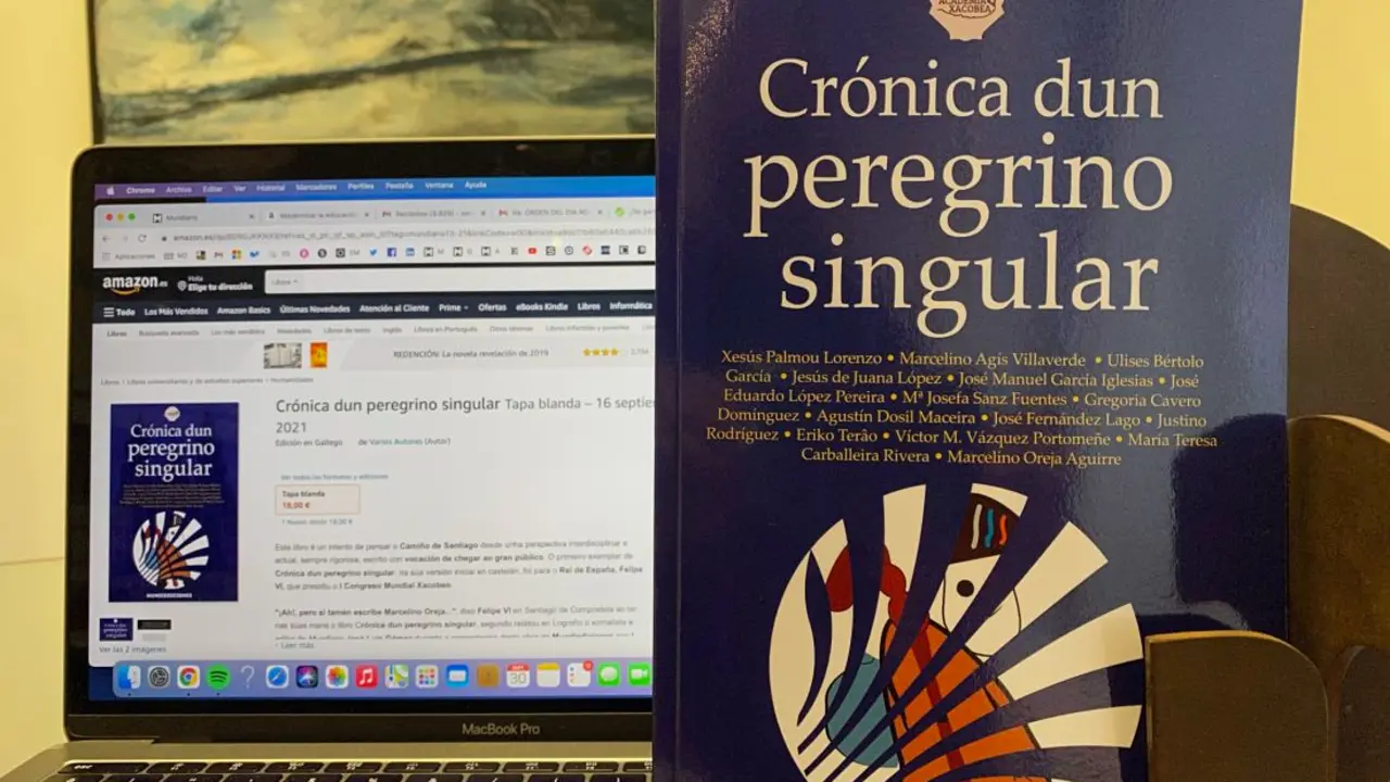 Portada del libro Crónica dun peregrino singular. / Mundiediciones