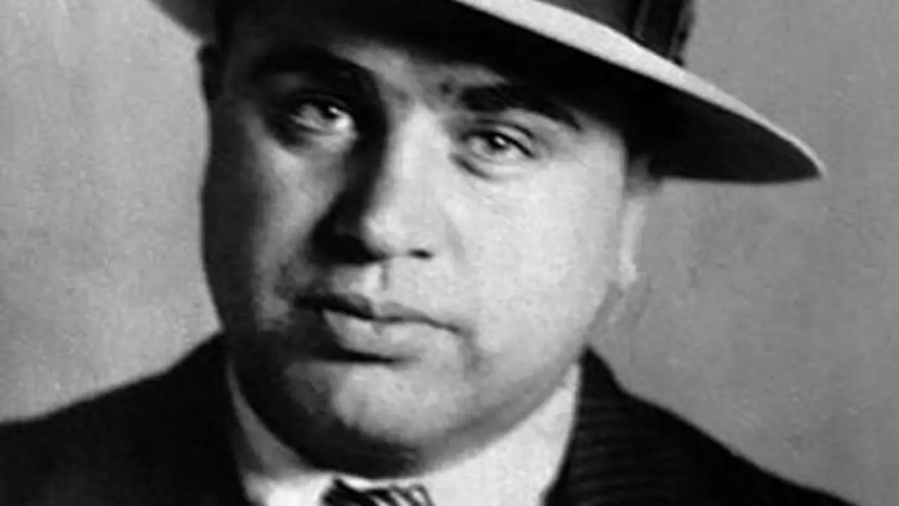 Al Capone en una foto del FBI.