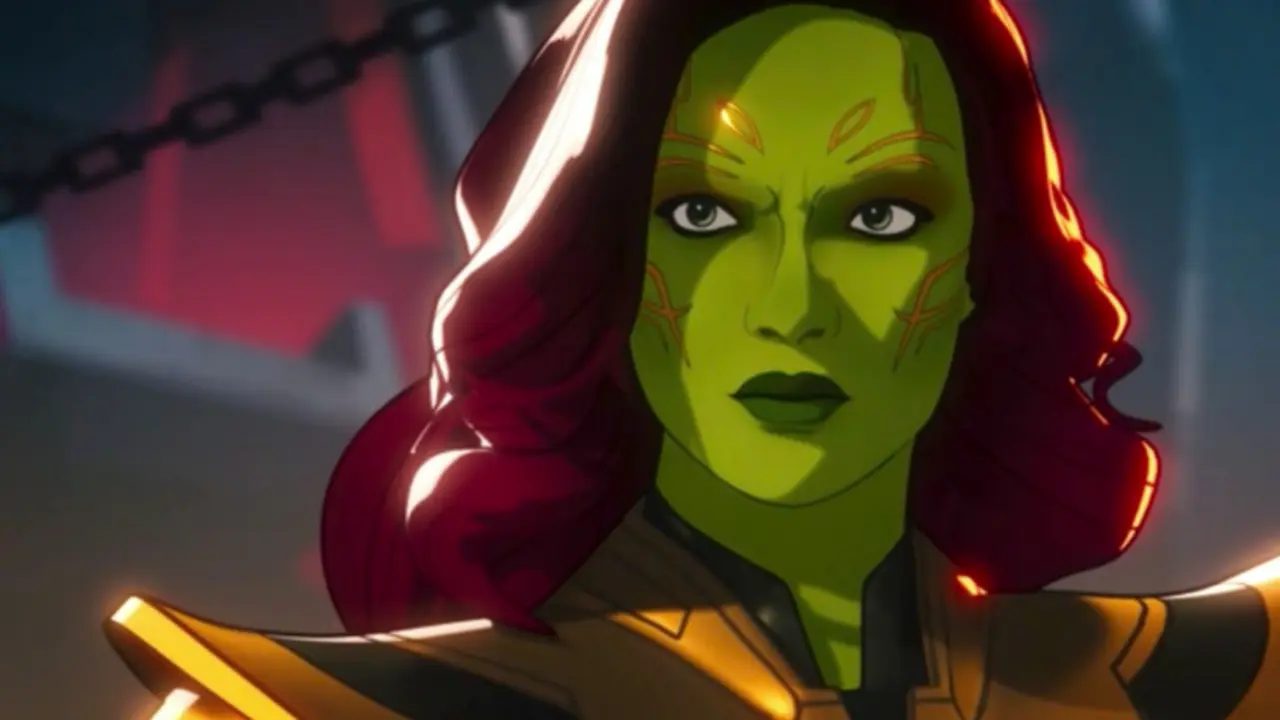 Gamorra en la serie animada What If...? de Disney +. / Polygon.