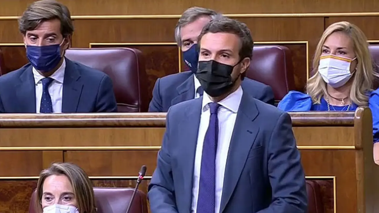 Pablo Casado en el Congreso. / Mundiario