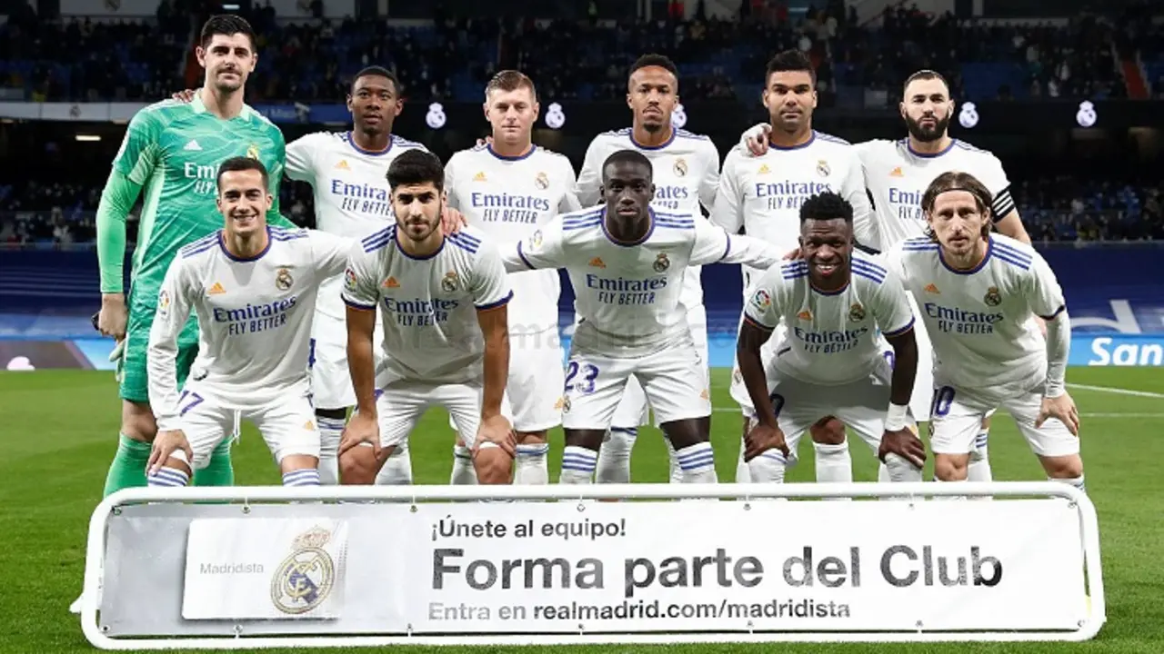 Once titular del Real Madrid ante Athletic. realmadrid.com