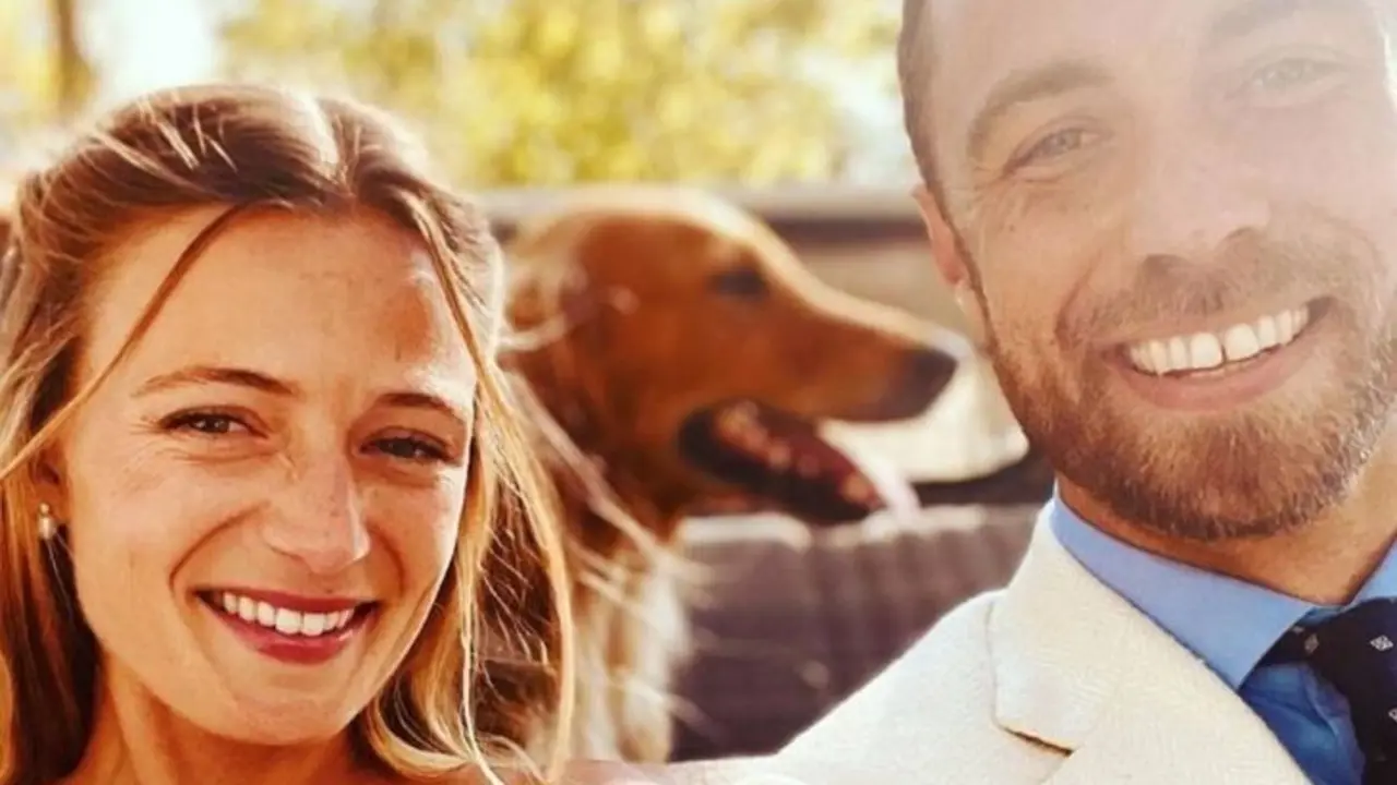 Alizee Thevenet, analista financiera; junto a James Middleton, empresario. / Instagram.
