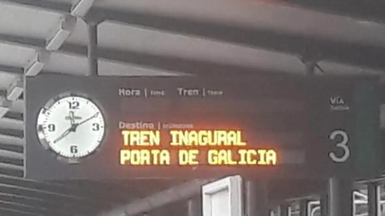 Ave a Galicia. Llegada a Ourense. / G.C