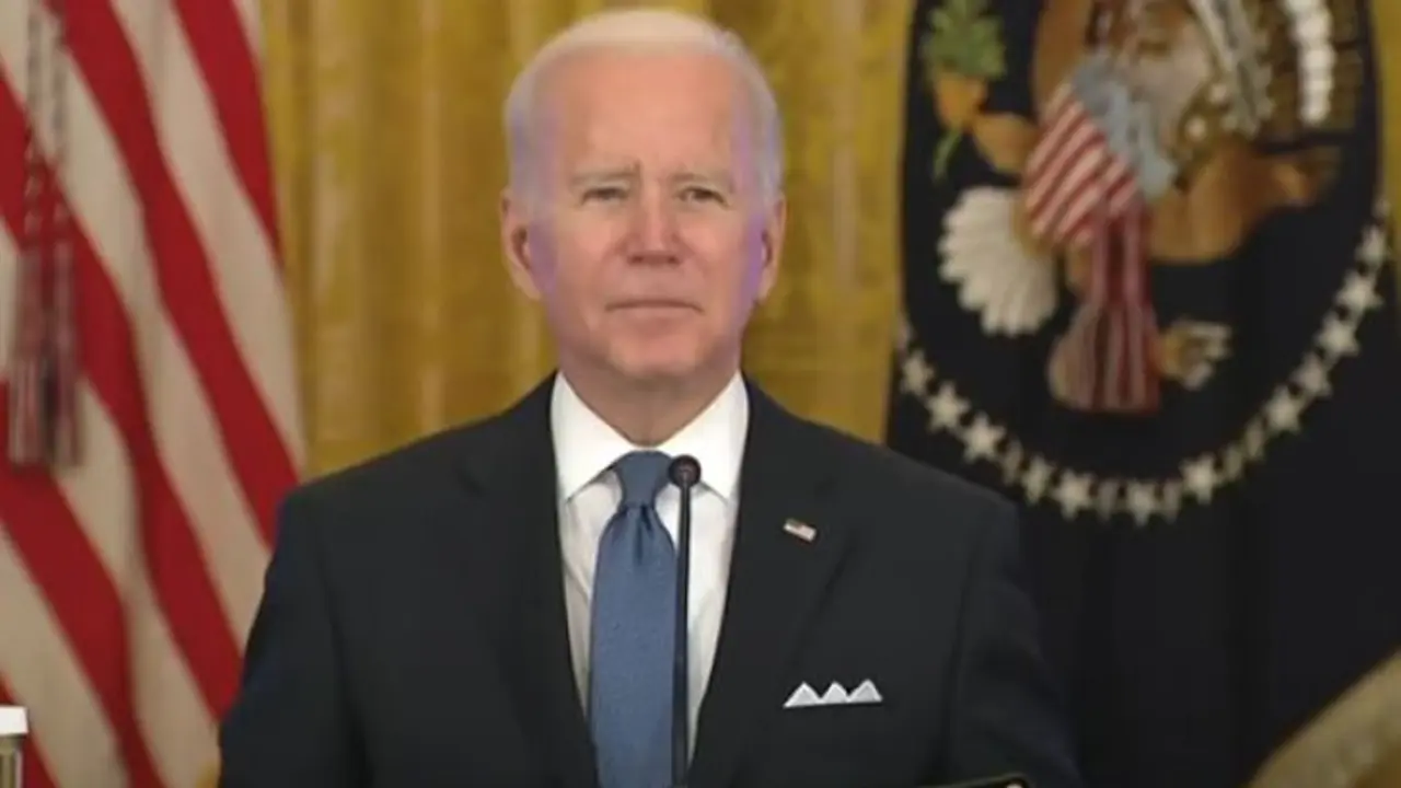 Joe Biden, presidente de los Estados Unidos. / Captura de v&iacute;deo.