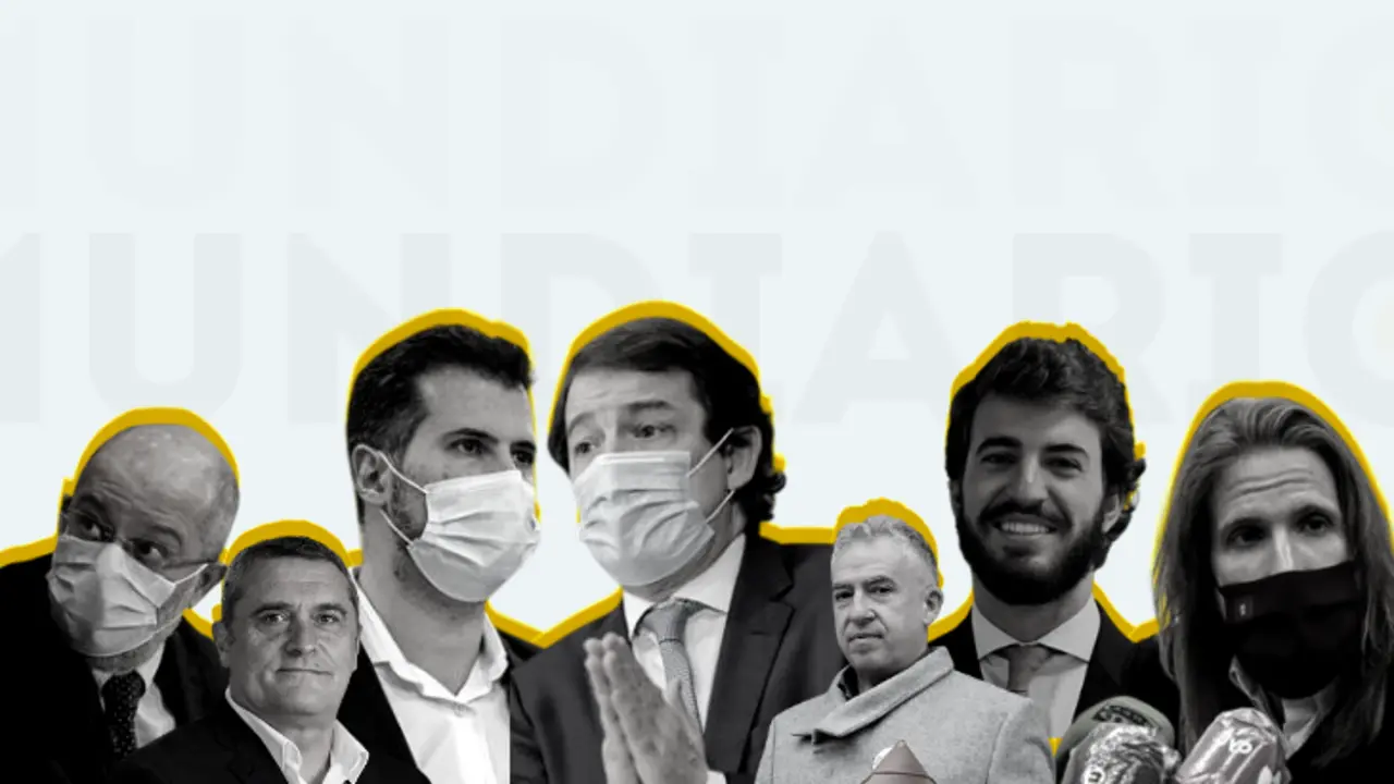 Principales candidatos en las elecciones de Castilla y Le&oacute;n. / Mundiario.