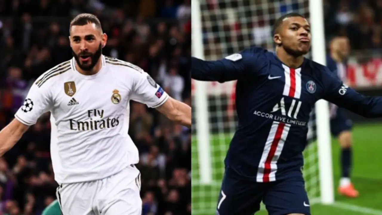 Karim-Benzema y Kylian-Mbapp&eacute;. L&eacute;ternel.