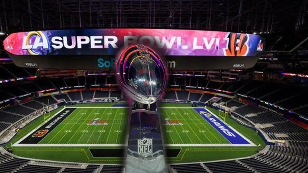 Super Bowl LVI entre Los Rams y los Bengals . / Mundiario.