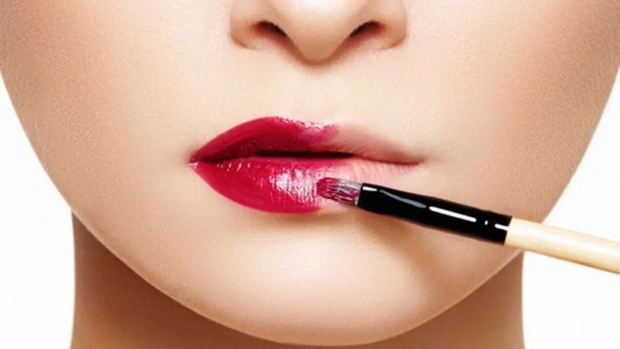 Mujer maquillada.