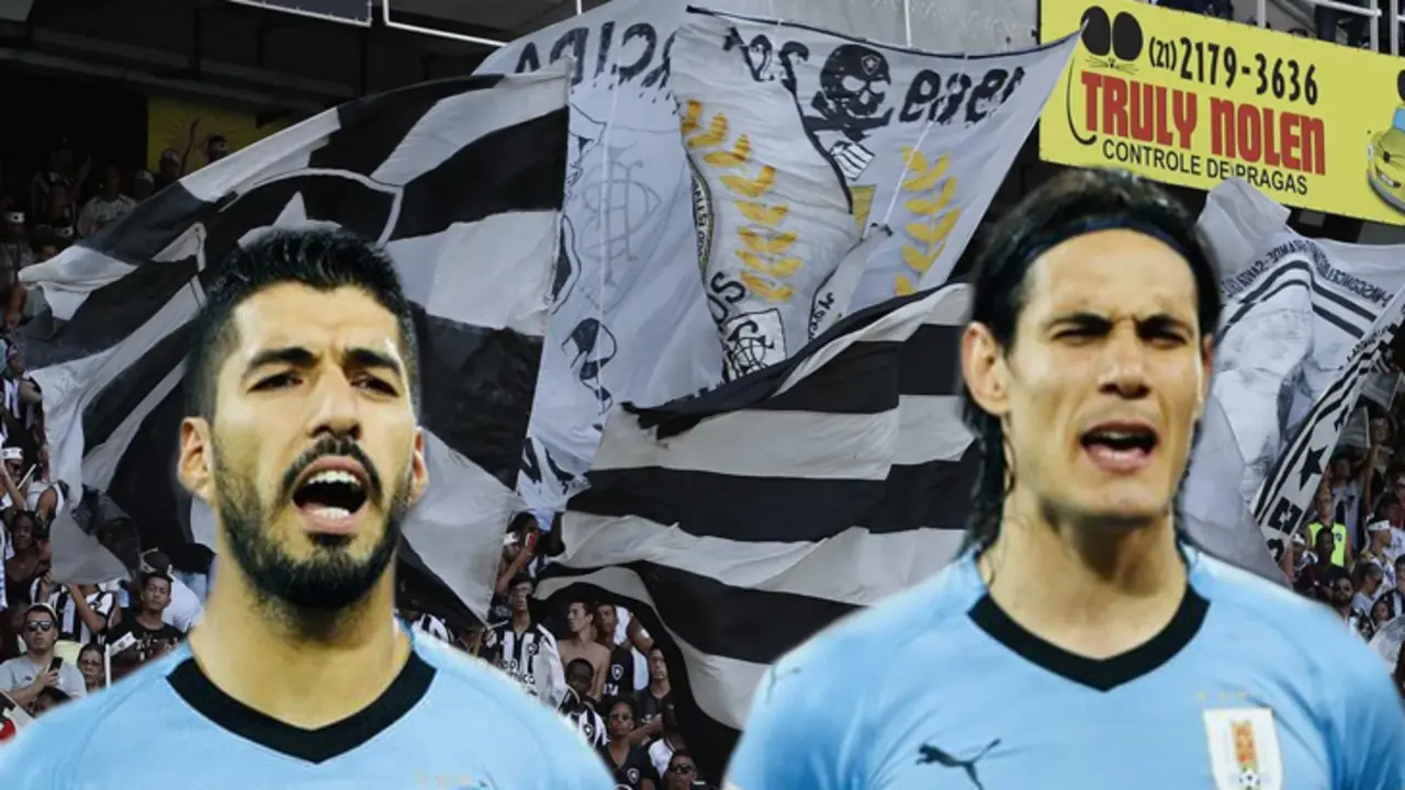 Luis Zuares y Edinson Cavani. / Mundiario.
