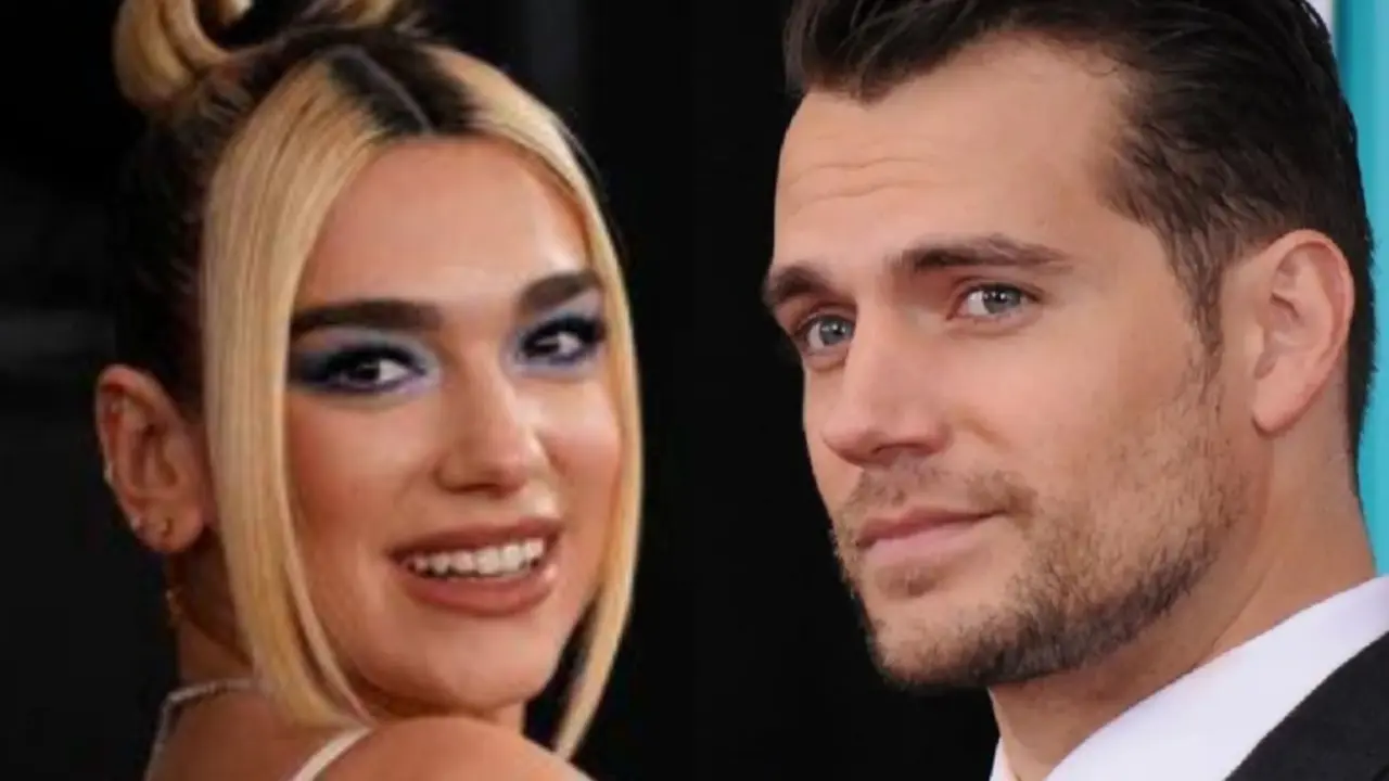 Dua Lipa y Henry Cavill. / RRSS.