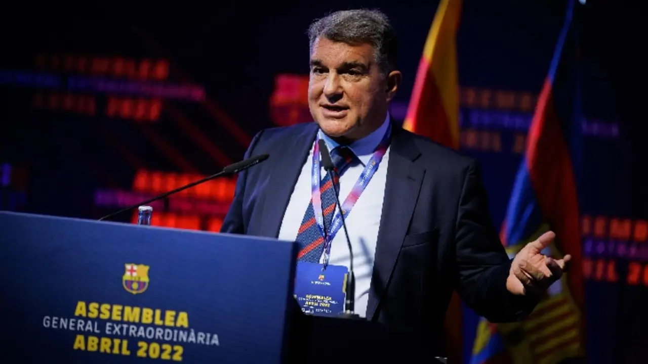 Joan Laporta, presidente del Bar&ccedil;a. / German Parga - fcbarcelona.es