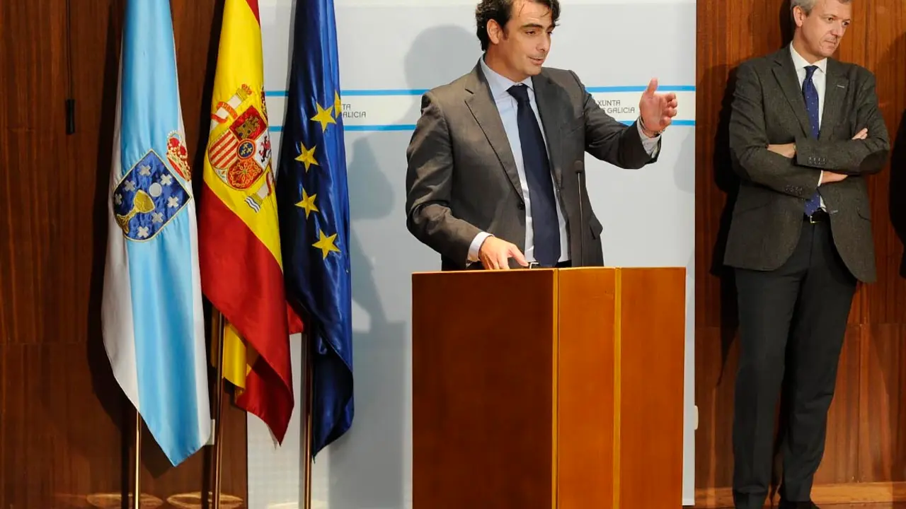 Diego Calvo y Alfonso Rueda. / Xunta de Galicia