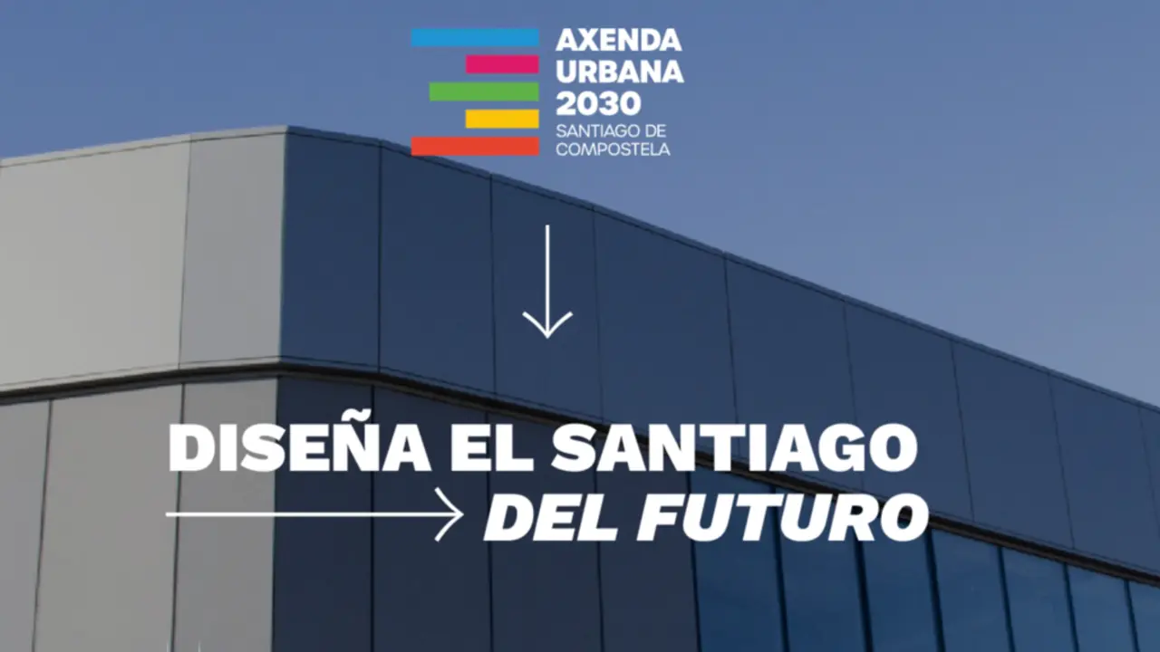 Una imagen corporativa de la Agenda Urbana 2030 de Santiago de Compostela. / Mundiario