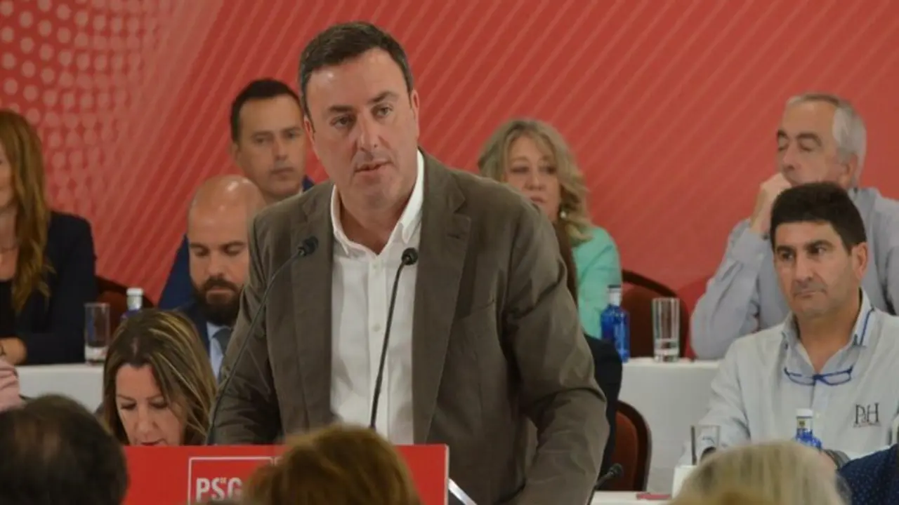 Valentin Gonzalez Formoso en su primer Comit&eacute; Nacional como Secretario Xeral del PSdeG. / PSdeG