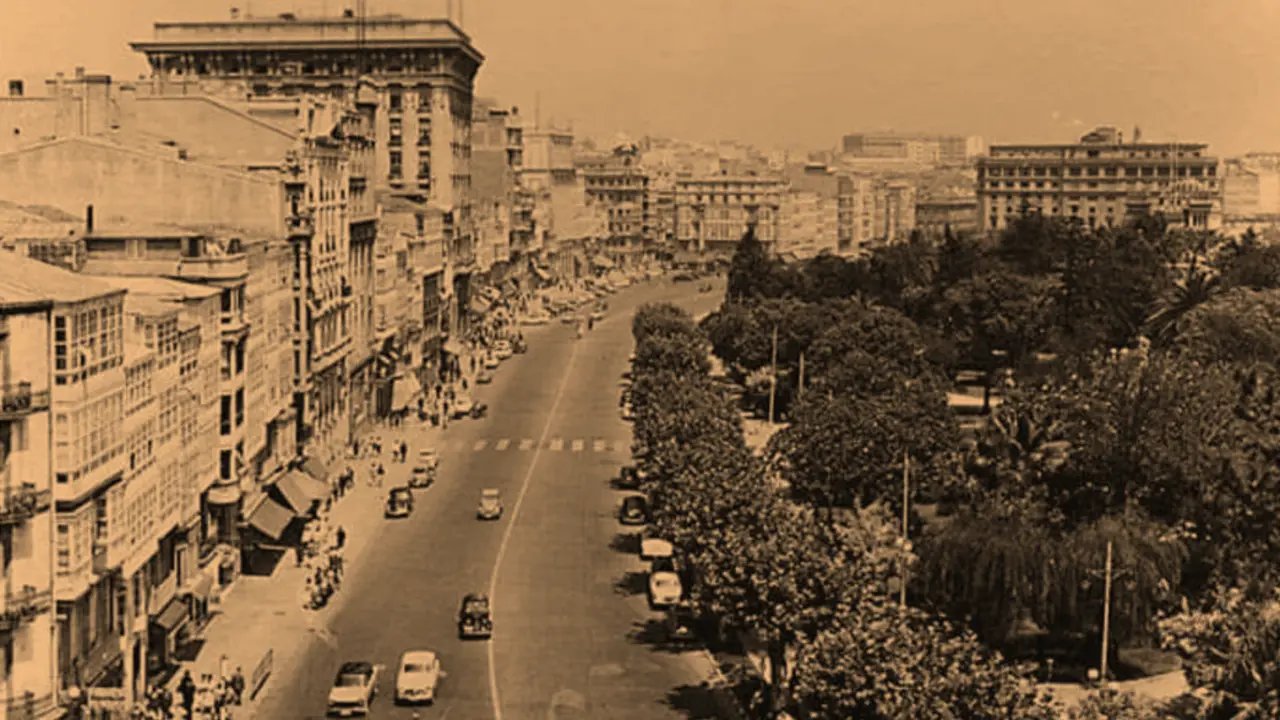 Cantóns da Coruña nos anos 50.  / RR SS