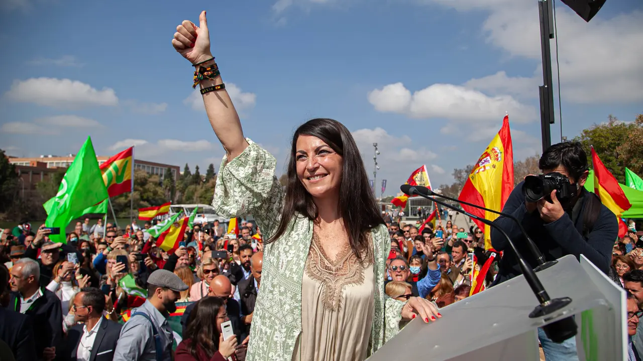 Macarena Olona, candidata de Vox a las elecciones andaluzas de 2022. / @Vox