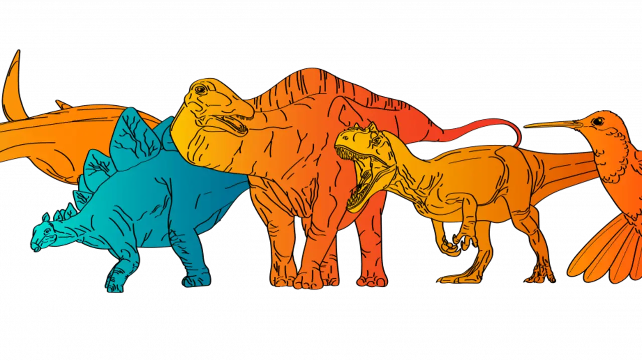 Ilustraci&oacute;n de las tasas metab&oacute;licas de los dinosaurios. / SINC
