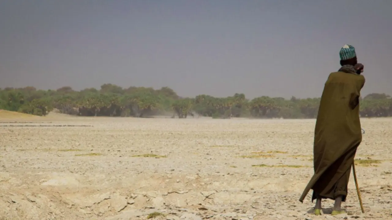 El Lago Chad ha perdido el 90% de su superficie en los &uacute;ltimos 50 a&ntilde;os. / OCHA