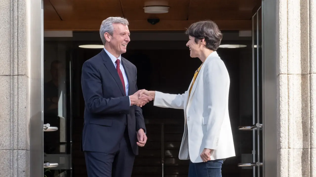 Alfonso Rueda y Ana Pont&oacute;n. / Mundiario