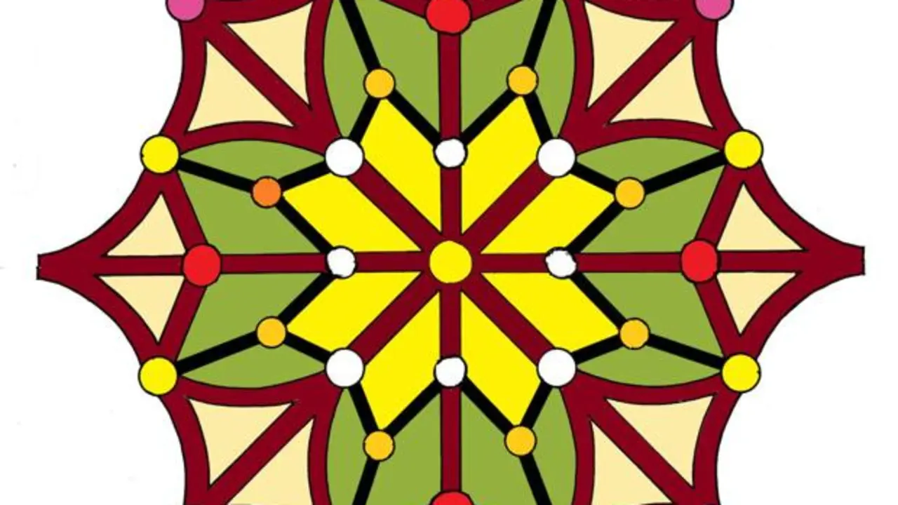 Boceto para la alfombra floral que se instalará en la Plaza de San Francisco. / ABC