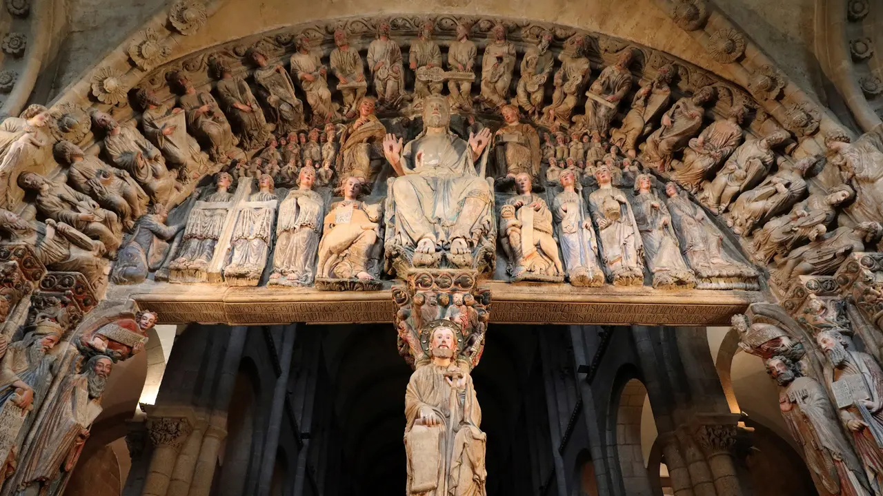 P&oacute;rtico de la Gloria. / Catedral de Santiago.