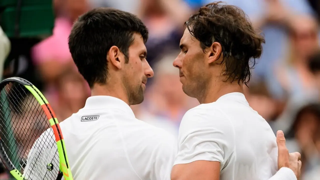 Solo en la final de Wimbledon se podr&iacute;an encontrar Nole y Rafa. / Tennishead