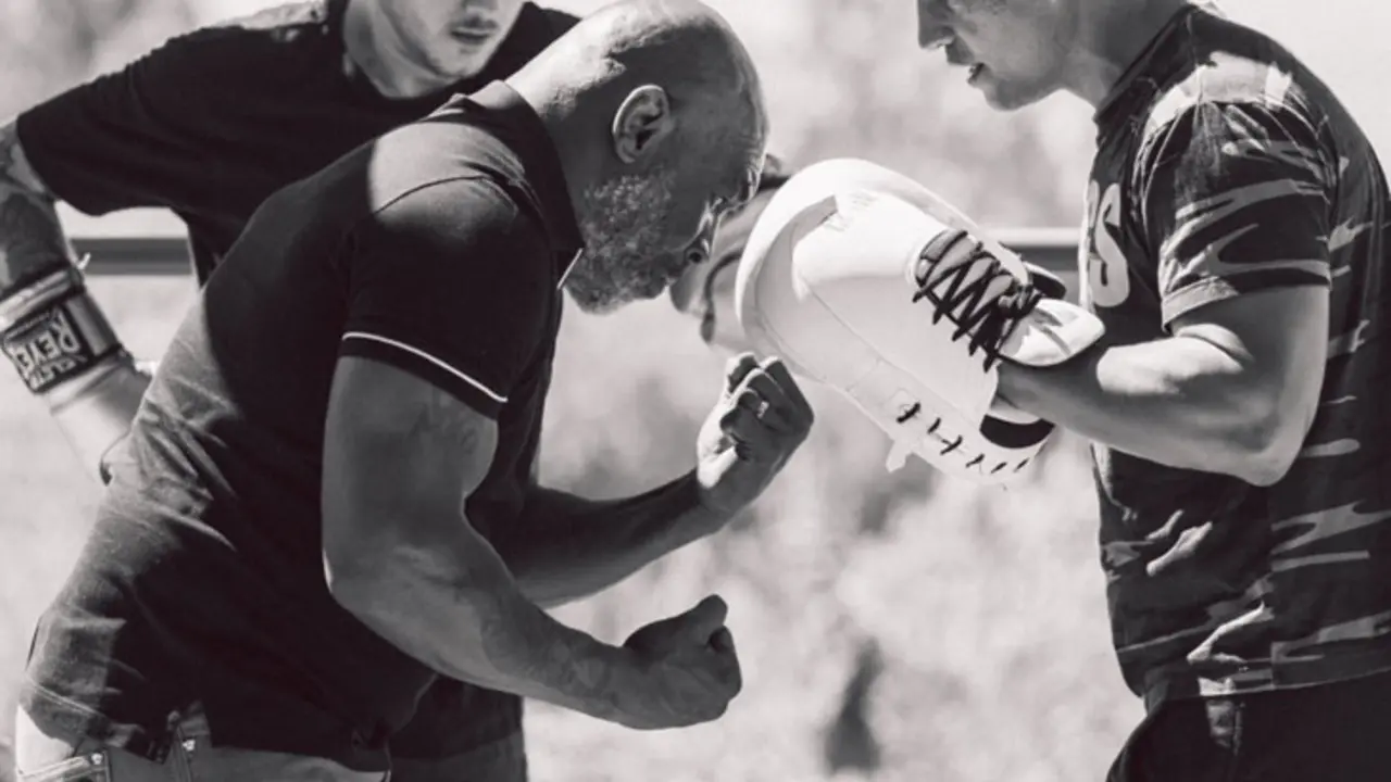 Mike Tyson durante un entrenamiento. / @miketyson