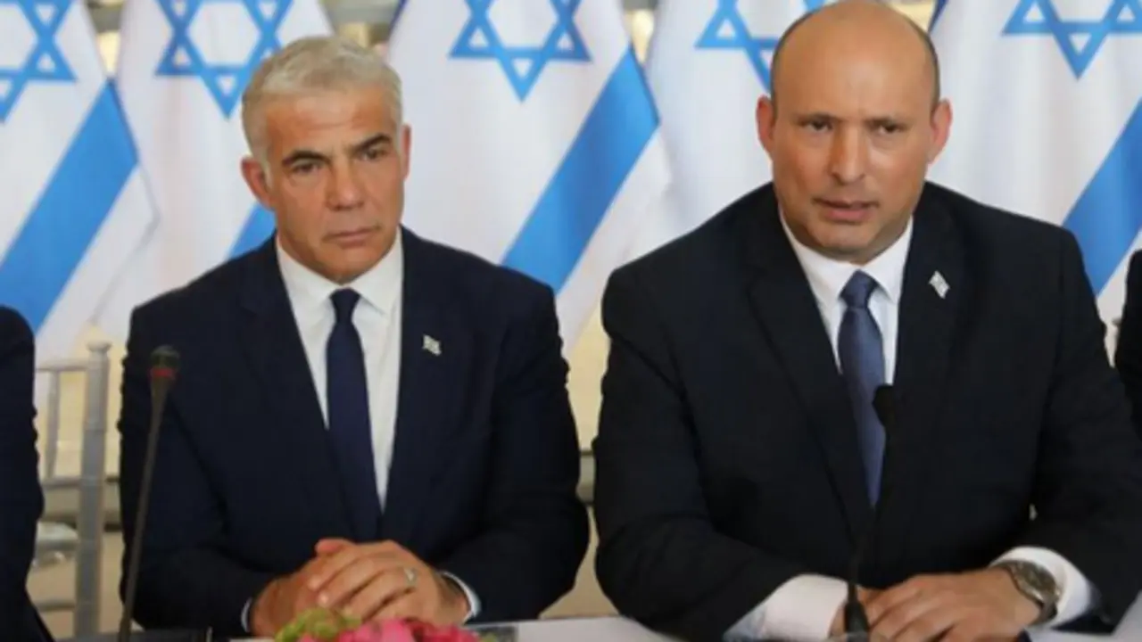 Yair Lapid y Naftali Bennett en Israel. / RR.SS.