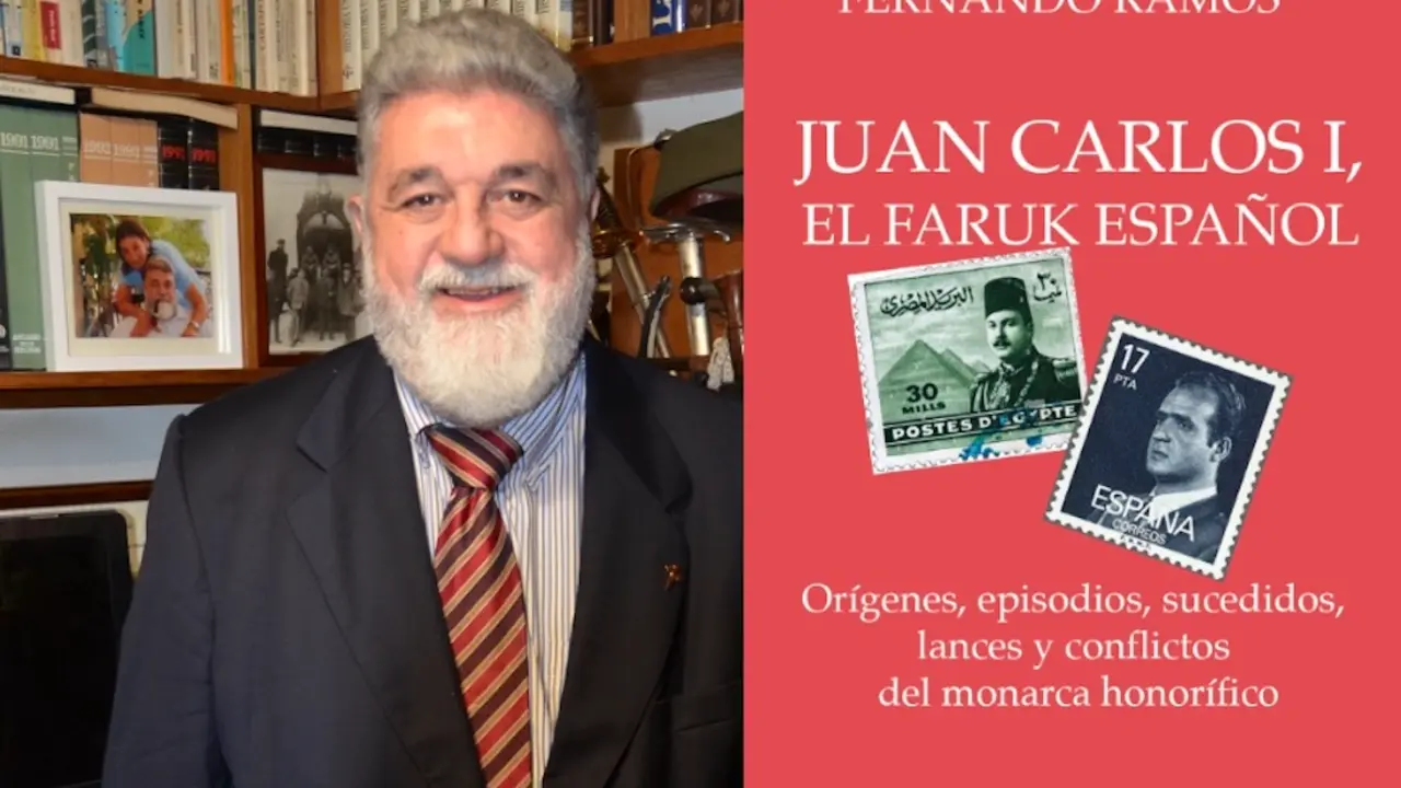 Fernando Ramos y su libro Juan Carlos I, el Faruk español. / Mundiediciones