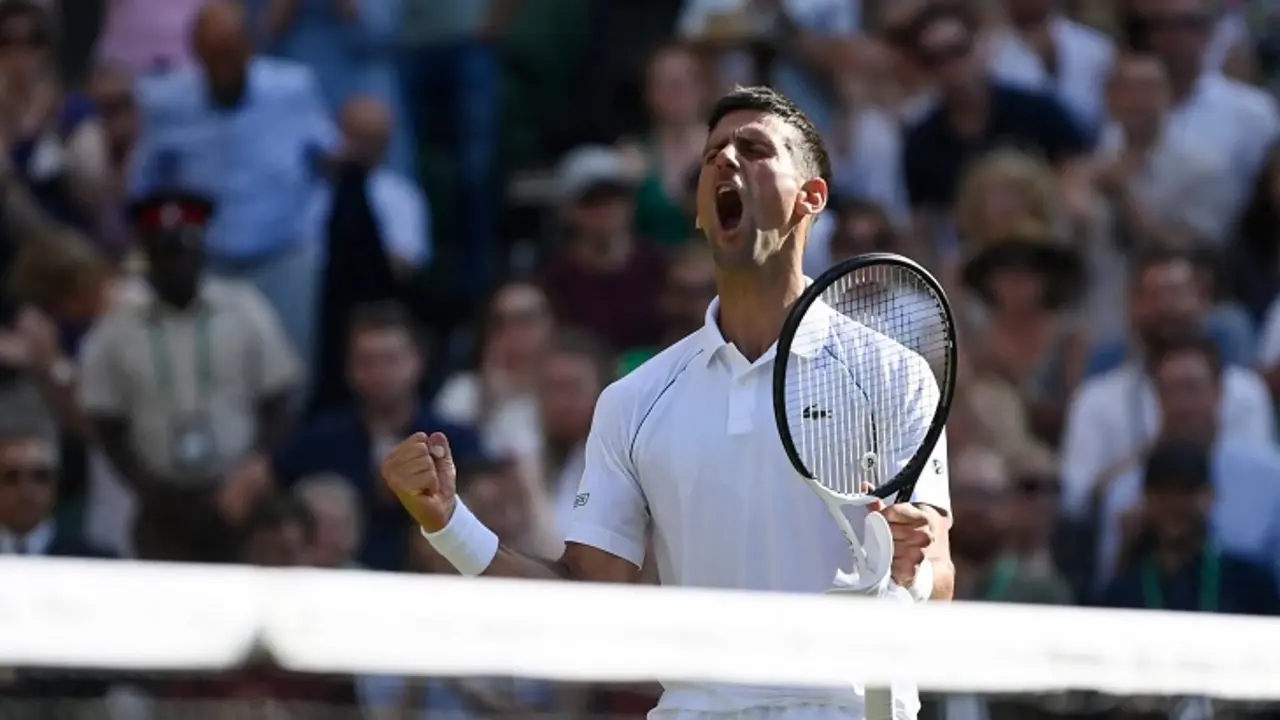 Novak Djokovic, tenista serbio que disputar&aacute; su octava final de Wimbledon. / rappler.com