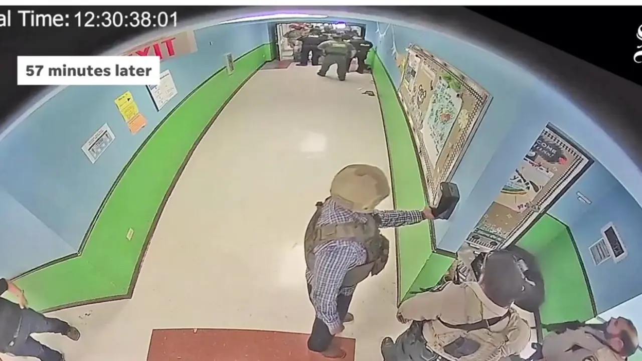 Respuesta policial en el tiroteo de Uvalde, Texas. / RR.SS.