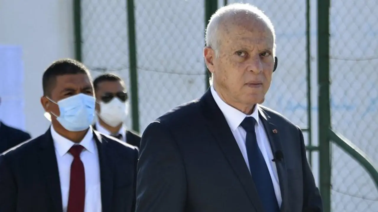 Kais Said, presidente de T&uacute;nez. / RR.SS.