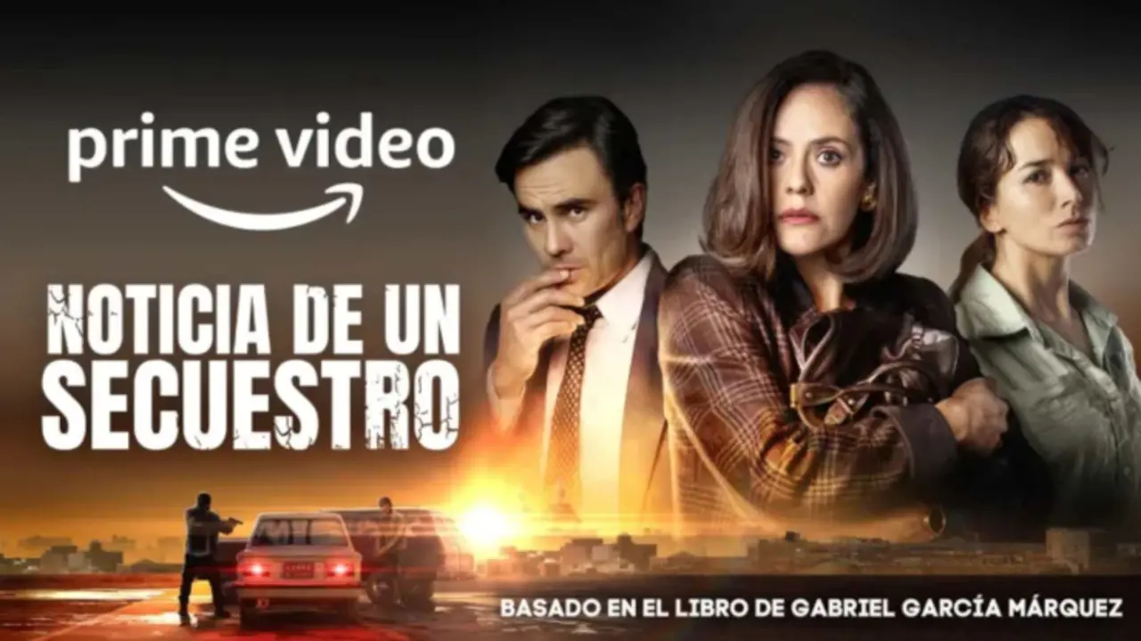P&oacute;ster oficial de Noticia de un secuestro. / Prime Video