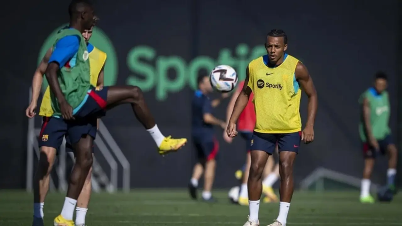 Jules Kound&eacute; aun no ha podido ser inscrito en LaLiga. / fcbarcelona.es