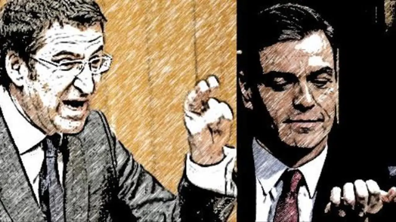 Alberto N&uacute;&ntilde;ez Feij&oacute;o y Pedro S&aacute;nchez.