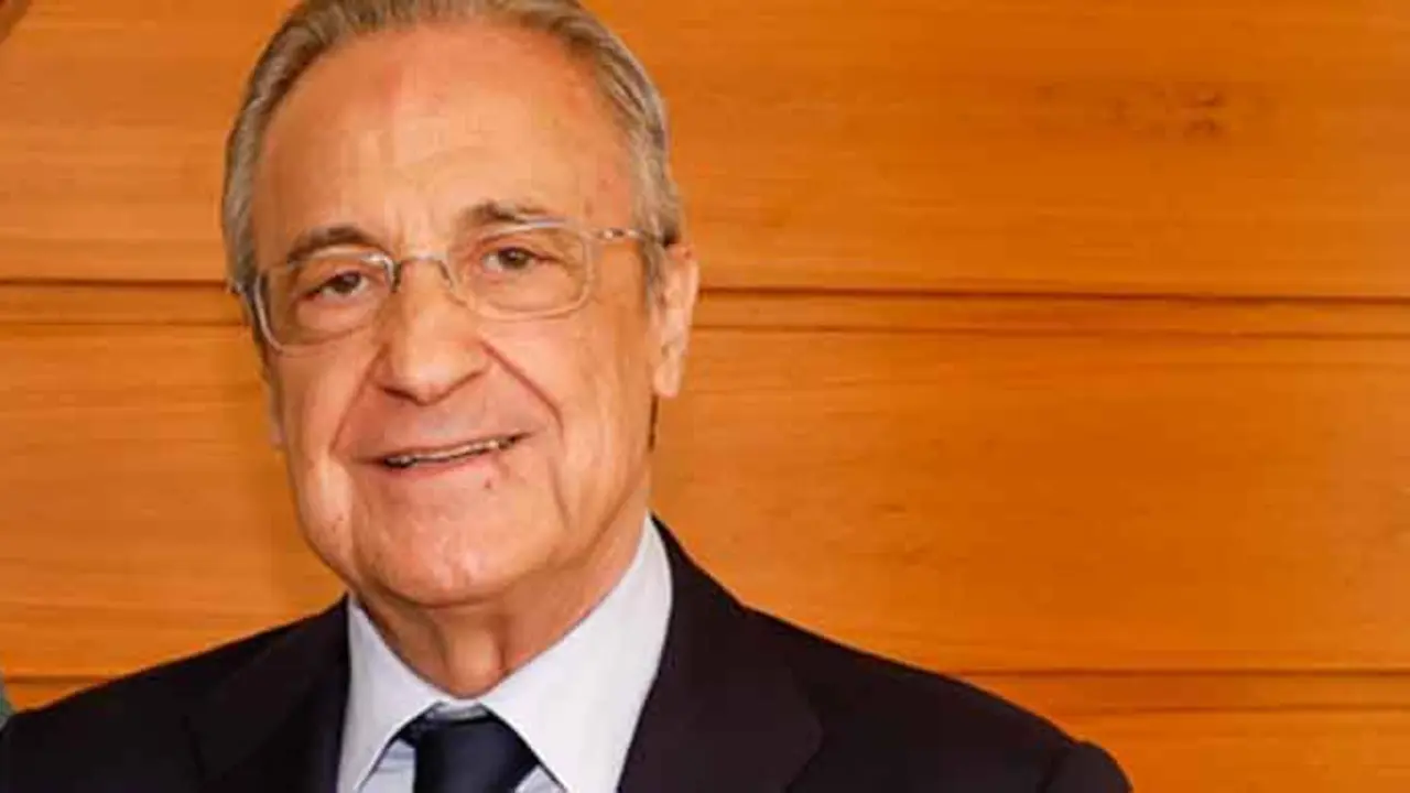 Florentino P&eacute;rez, mandatario del Real Madrid. / @realmadrid