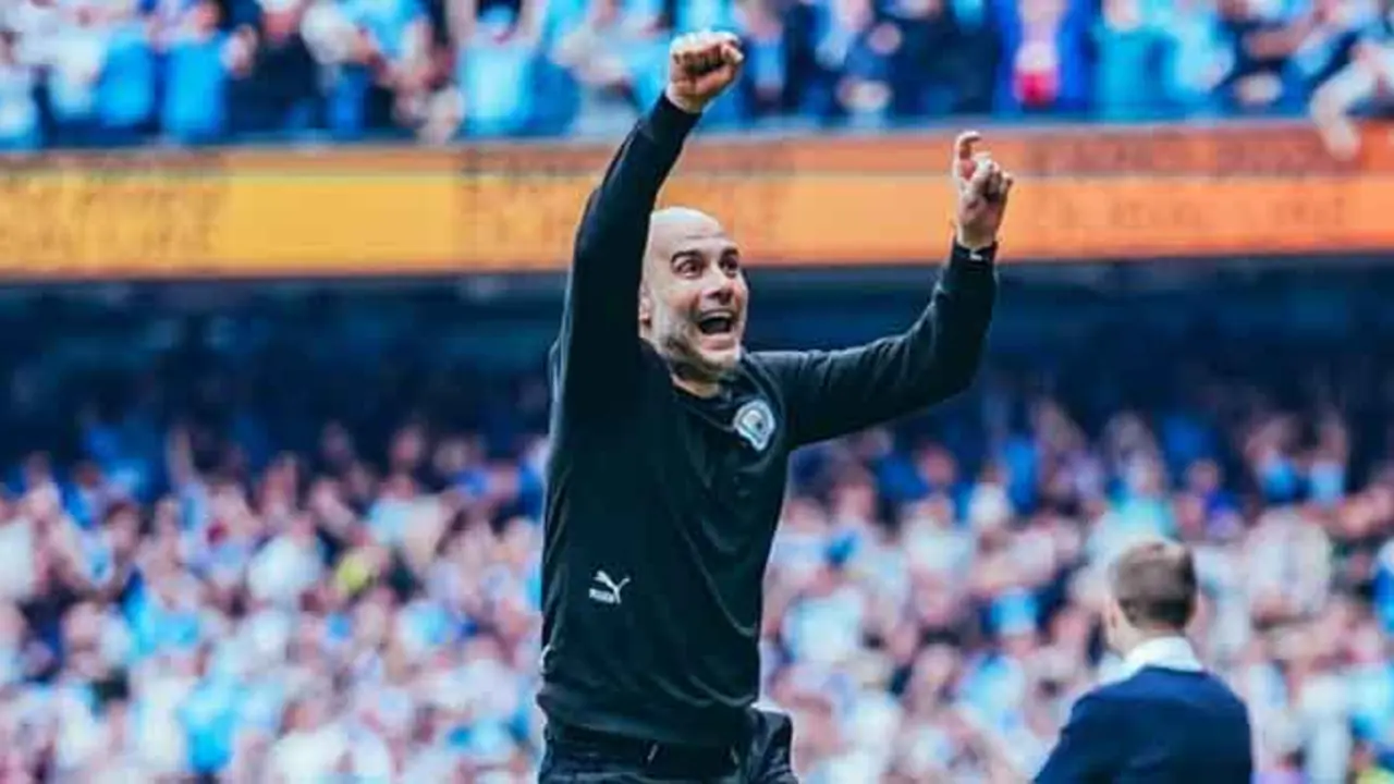 Josep Guardiola, entrenador del Manchester City. / @pepteam