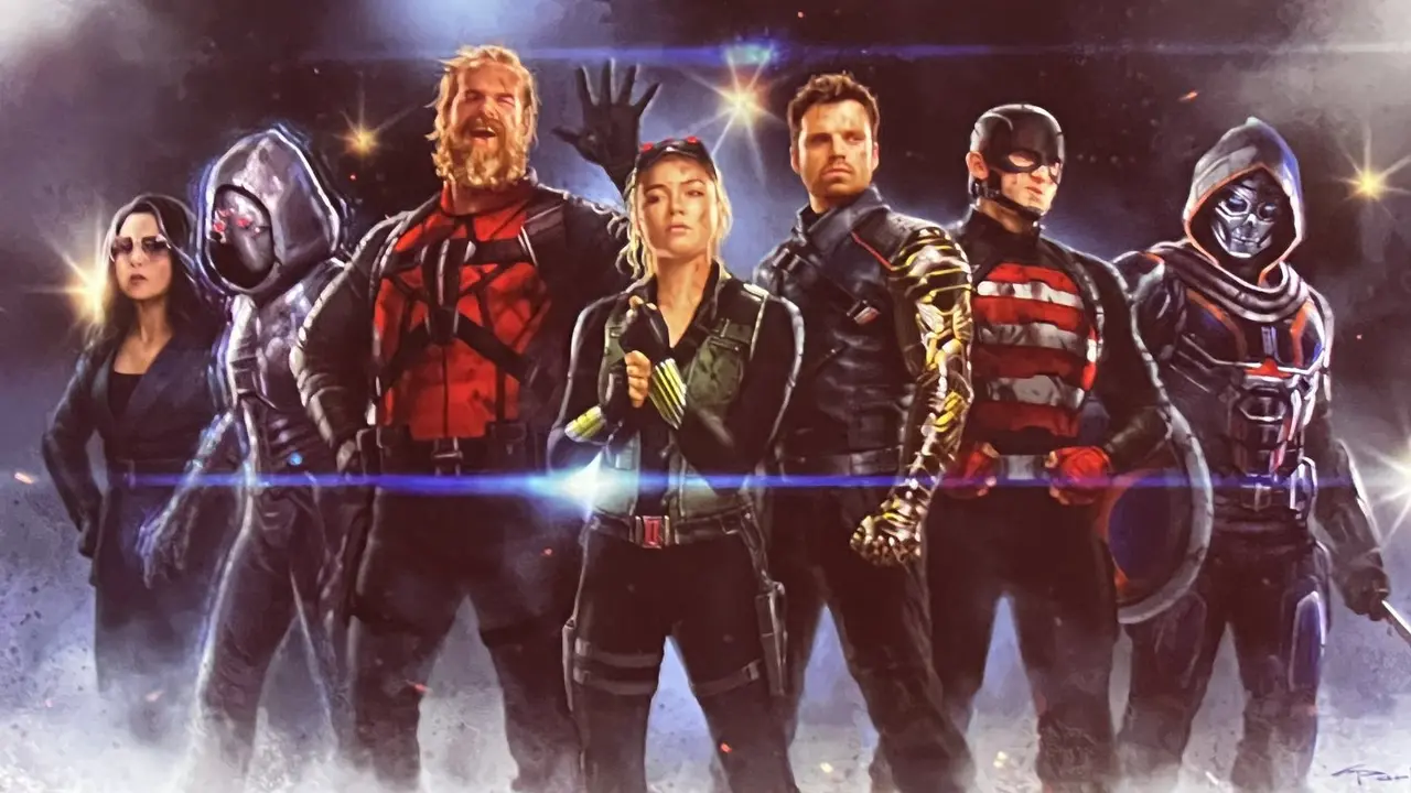 Concept-art de los Thunderbolts, estreno en 2024. / RRSS