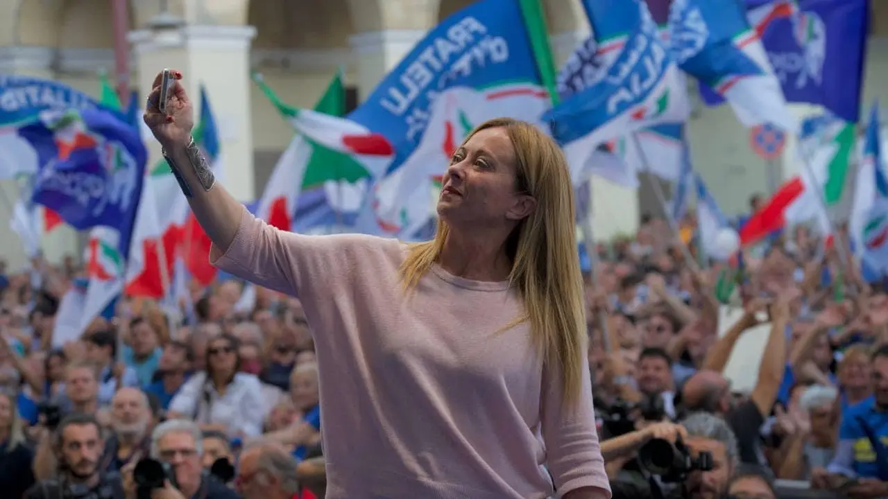 Giorgia Meloni, candidata a primera ministra de Italia. / @FratellidItalia