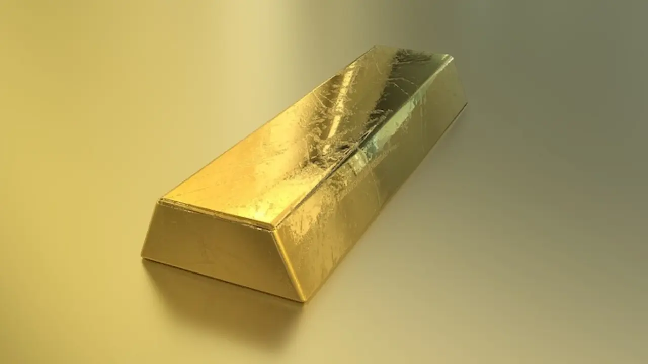 Lingote de oro.