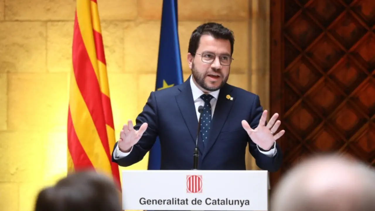 Pere Aragones, president de la Generalitat de Catalu&ntilde;a. / @govern