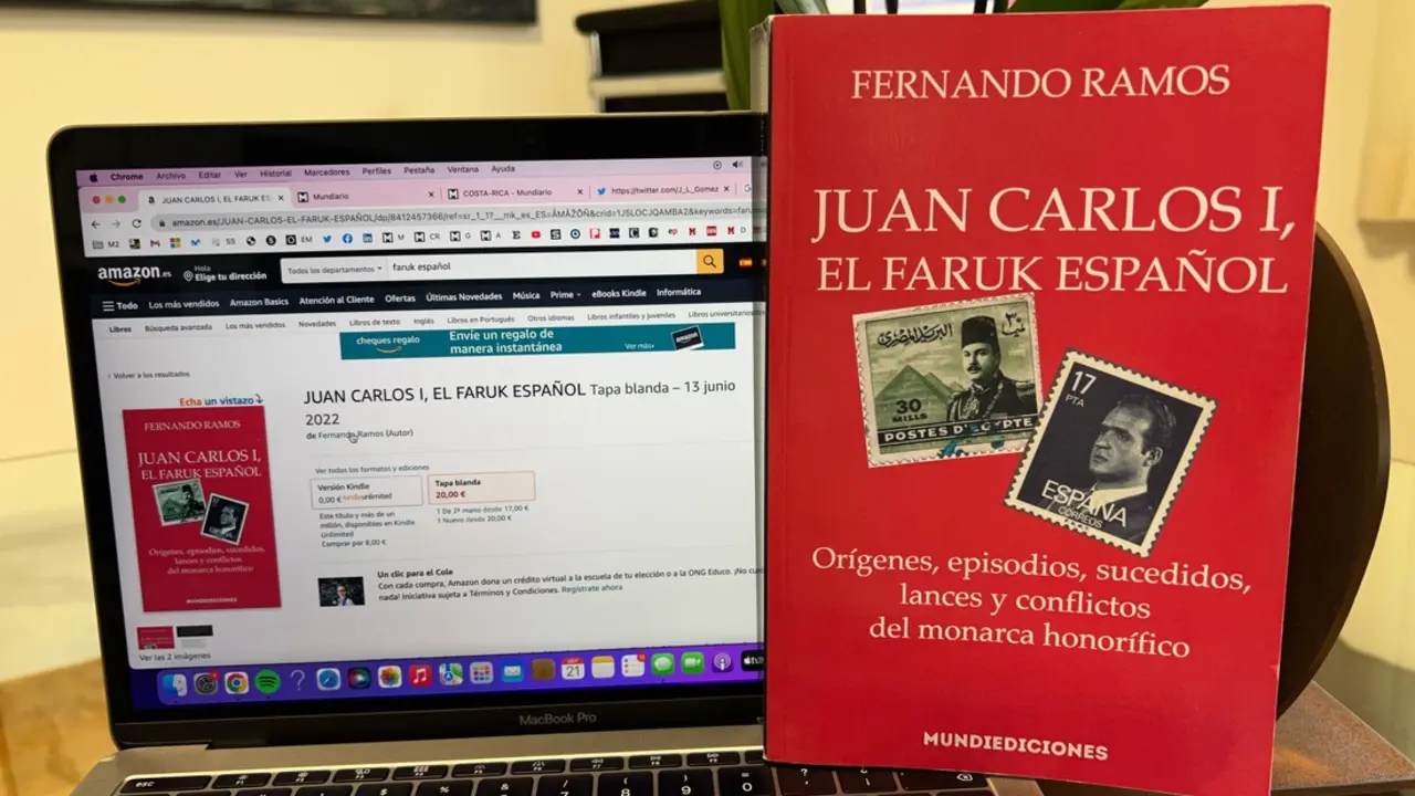 Portada del libro Juan Carlos I, el Faruk espa&ntilde;ol. / Mundiediciones