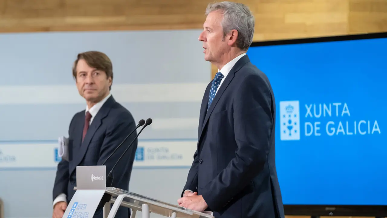 Miguel Corgos y Alfonso Rueda. / Mundiario