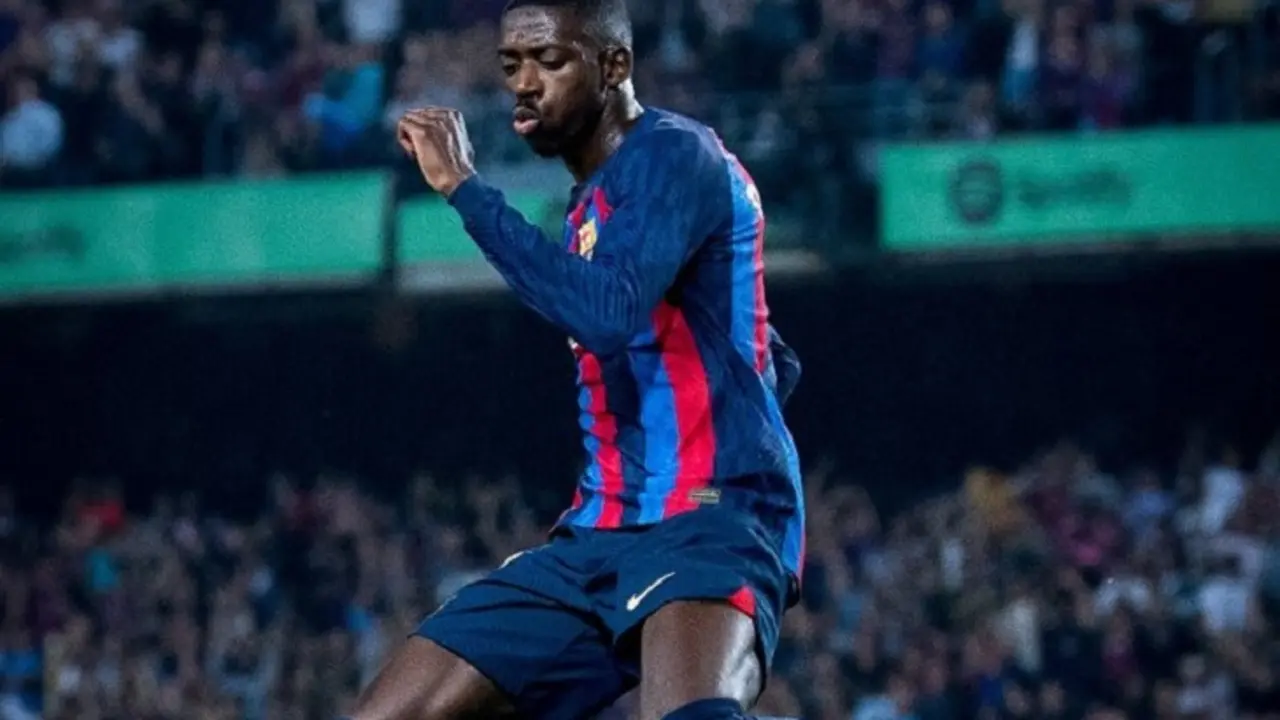 Ousmane Demb&eacute;l&eacute; y sus dos caras deportivas en el Bar&ccedil;a. / @fcbarcelona_es