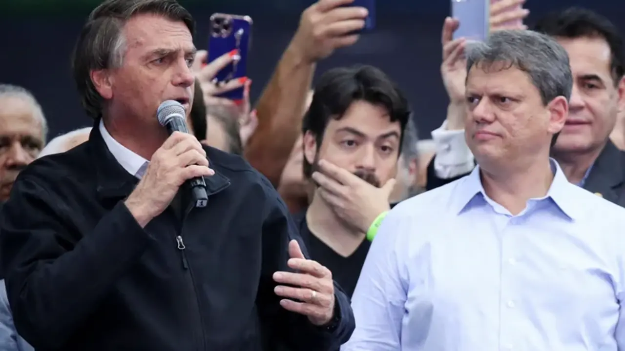 Jair Bolsonaro y Tarc&iacute;sio Gomes de Freitas, gobernador electo de S&atilde;o Paulo. / RR.SS.