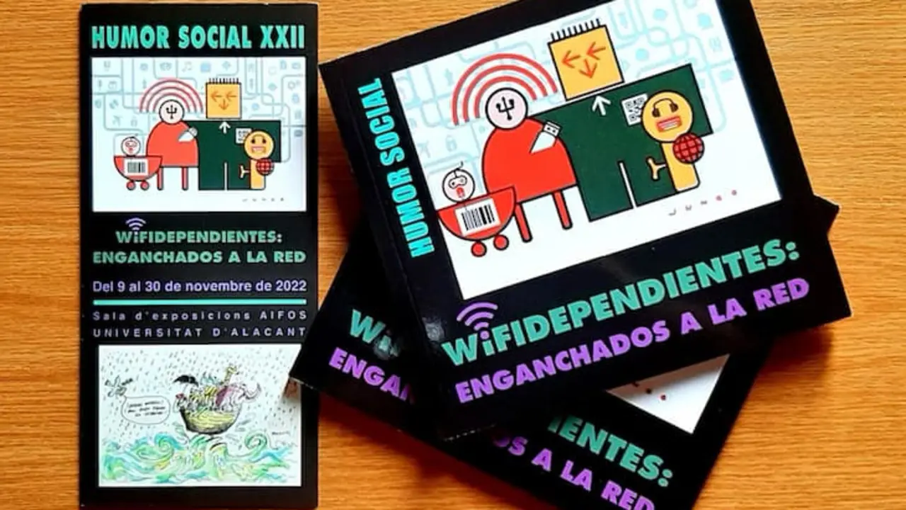 Universidad de Alicante, Humor Social 2022 -Enganchados a la red /  Junco