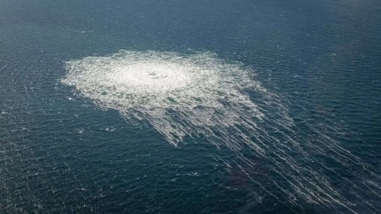 Fugas del oleoducto NordStream en el mar B&aacute;ltico. / RR.SS